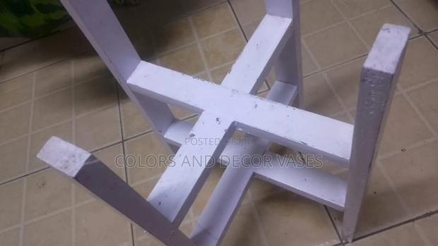 White Plain Stools - thumbnail 3