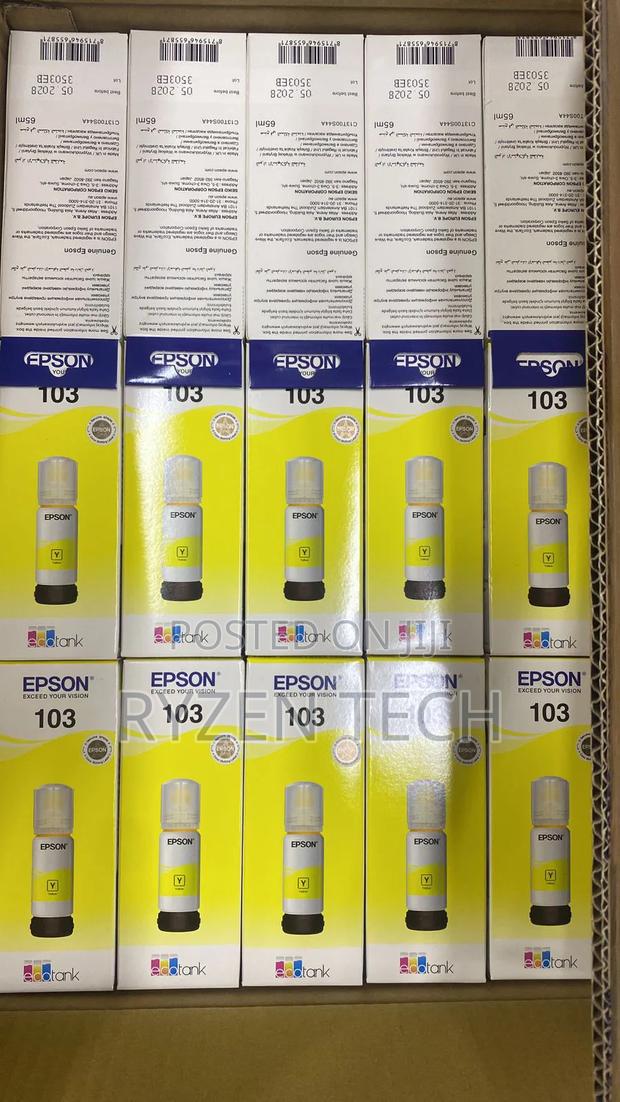 Epson 103 Yellow Original Ink