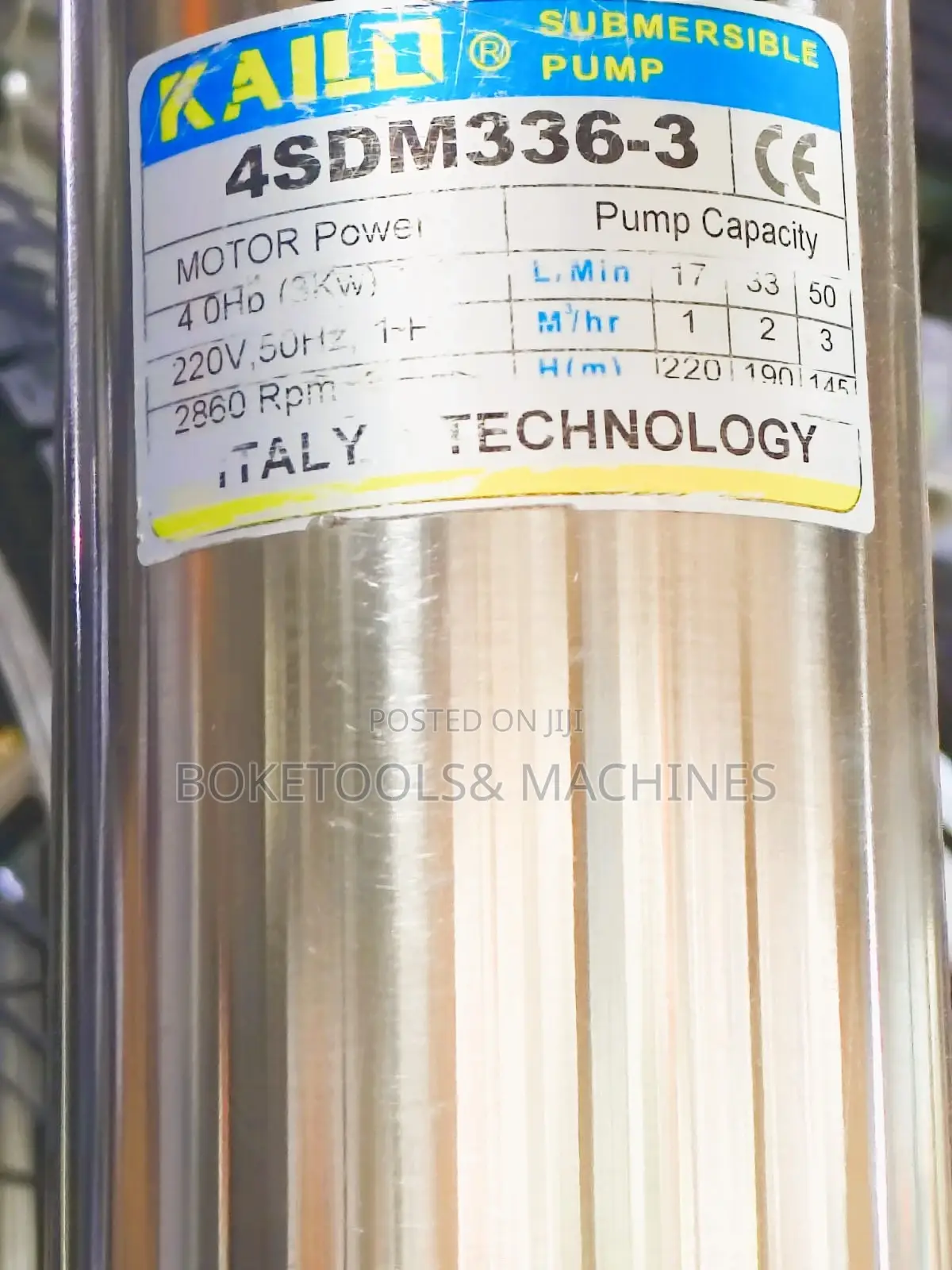 Kailo Electric Submersible Pump 4hp 223m Head