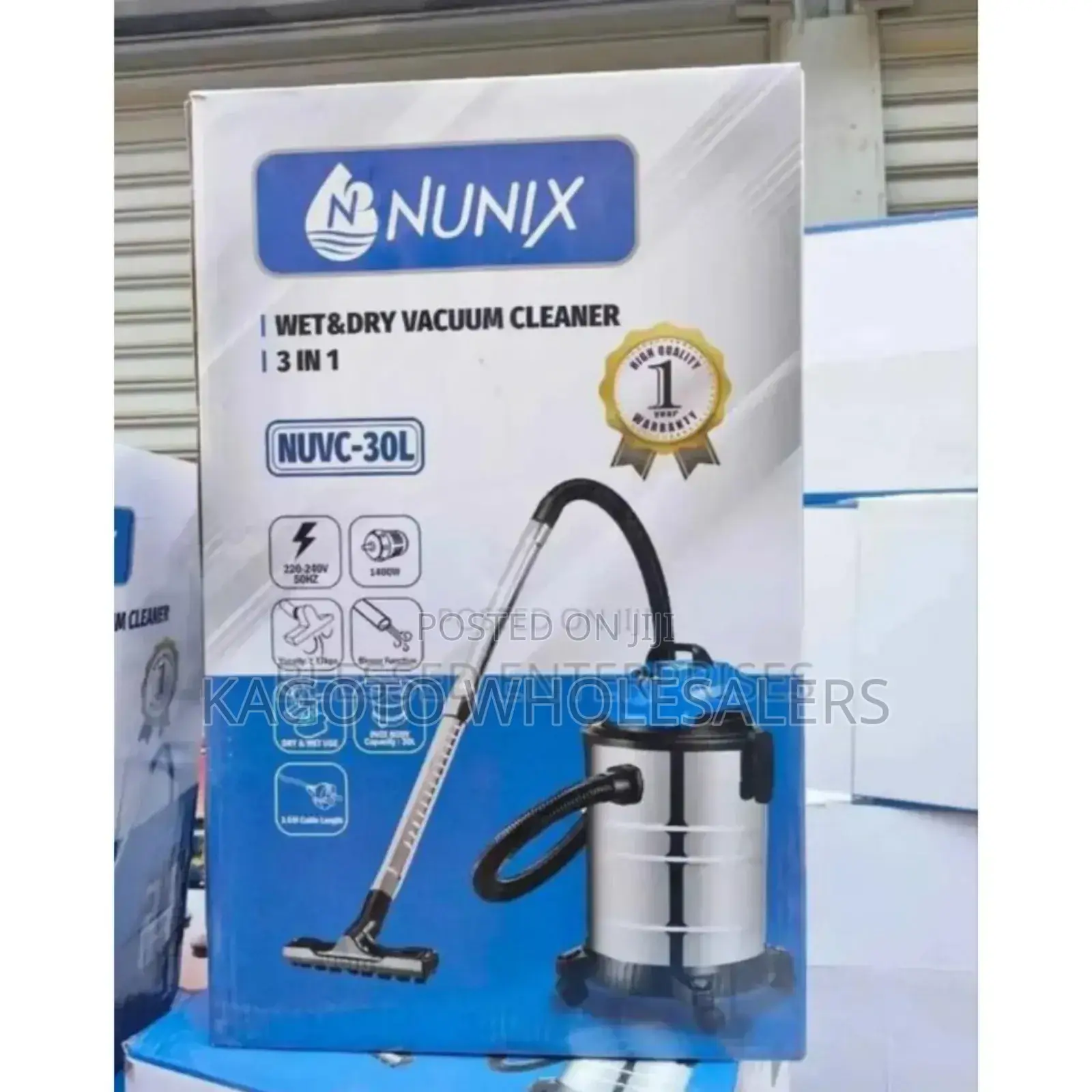 3in1 - 30 Litres Nunix Vacuum Cleaner