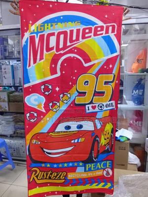 Cartoon Themed Kids Towels - 60x120cm, Soft Cotton
