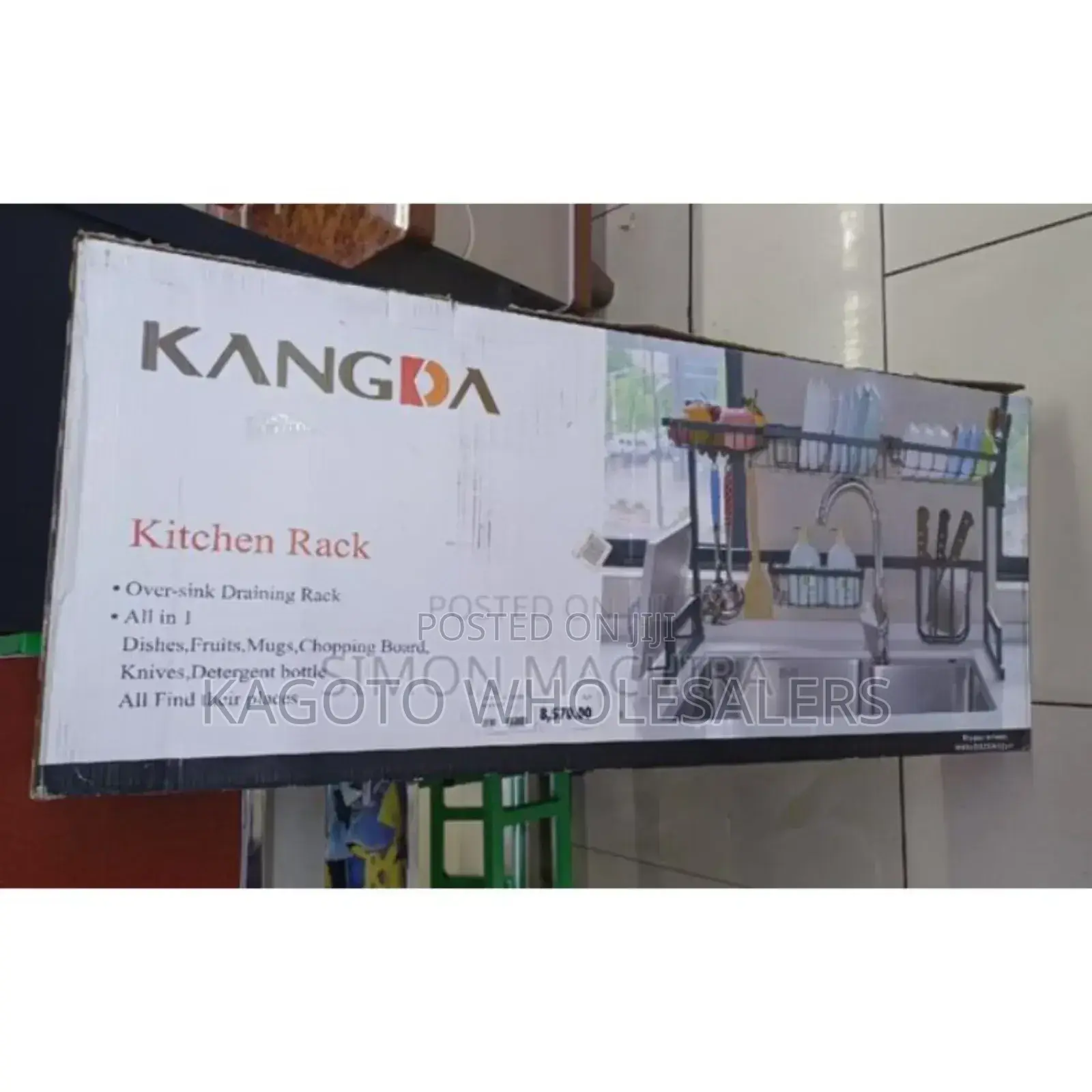 Restocked Brand New Dish Rack at Over the Sink
