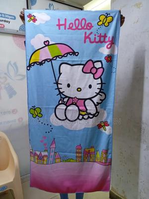 Soft Cartoon Towels for Kids - Colorful Absorbent - main view