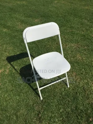 White Foldable Camping Seat