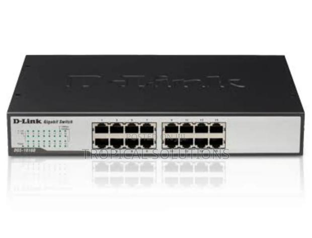 D-Link DGS-1016d/B 16port /100/1000base-T Unmanaged Switch - thumbnail 2