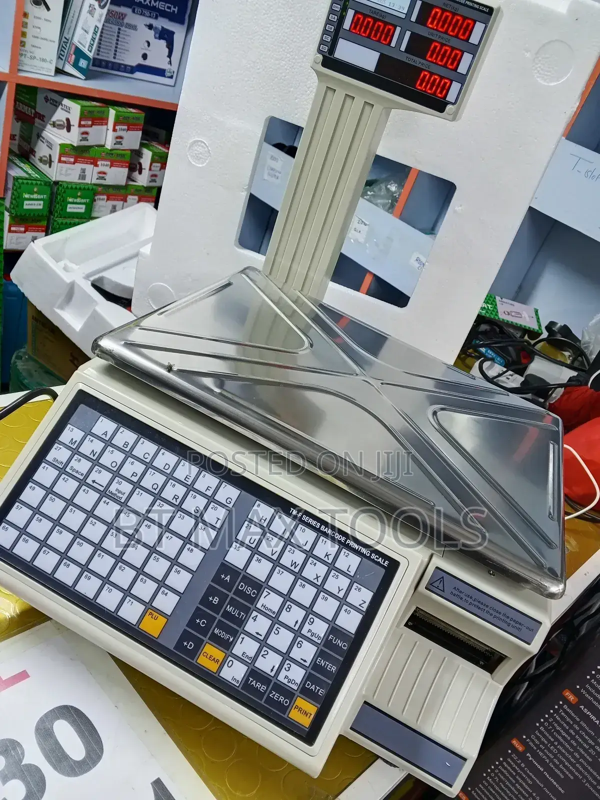 Commercial Weighing Scale With Barcode Printer