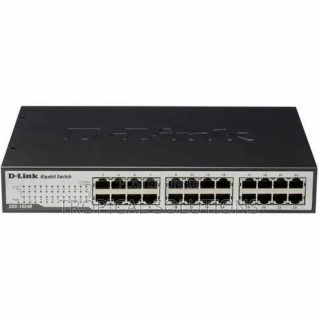 D-Link DGS-1024d 24 Port Unmanaged Gigabit Switch - thumbnail 4