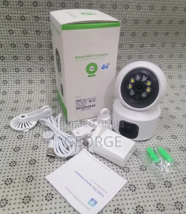 Dual Lens 4g V380 Baby Monitor Smart Camera 1080p