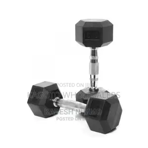 Pair 20kgs Hexagonal Dumbells