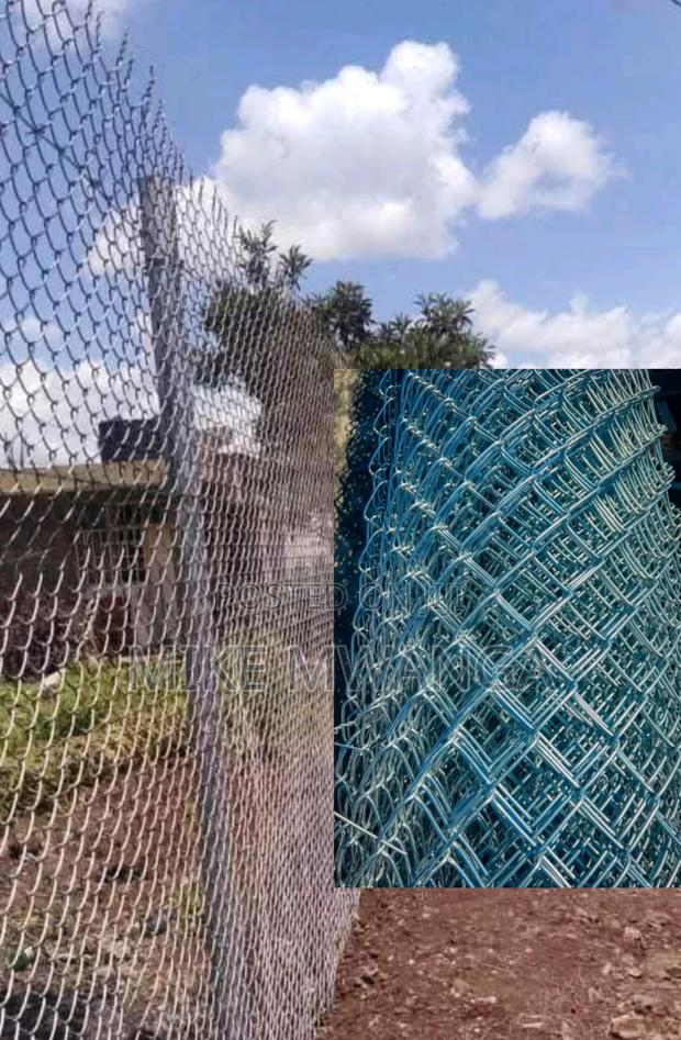 Chain Mesh Wire 5ft Height, 14g 65x56(Galvanized) - main view