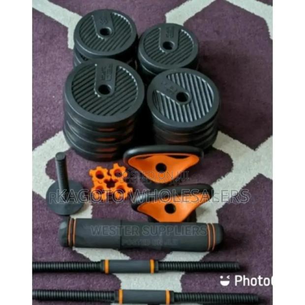 Adjustable 50kgs 6in1 Dumbells
