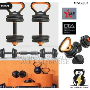 Body Fit, 50kgs 6in1 Dumbells Set