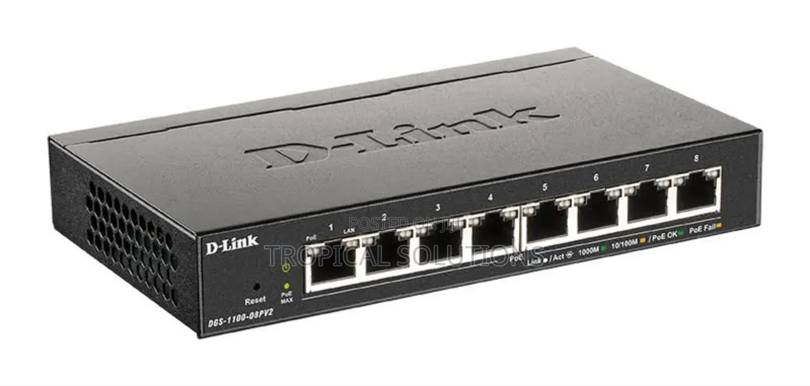 D-Link 8 Port Gigabit Poe Smart Managed Switch