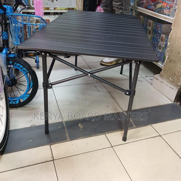 Small Black Camping Table - main view