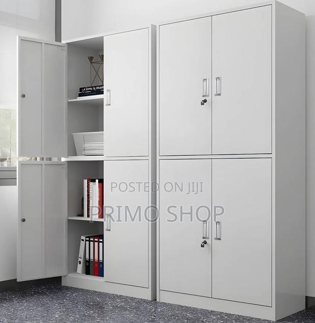 Office Cabinet; Four-Door Secure Metal Storage Cabinet - thumbnail 4