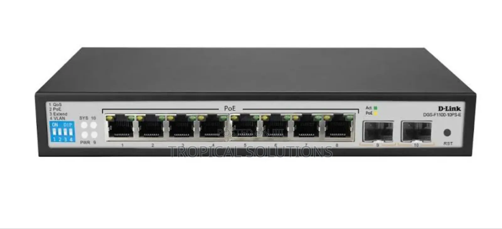 D-Link 8 Port Poe Gigabit Smart Managed Switch 8 Port