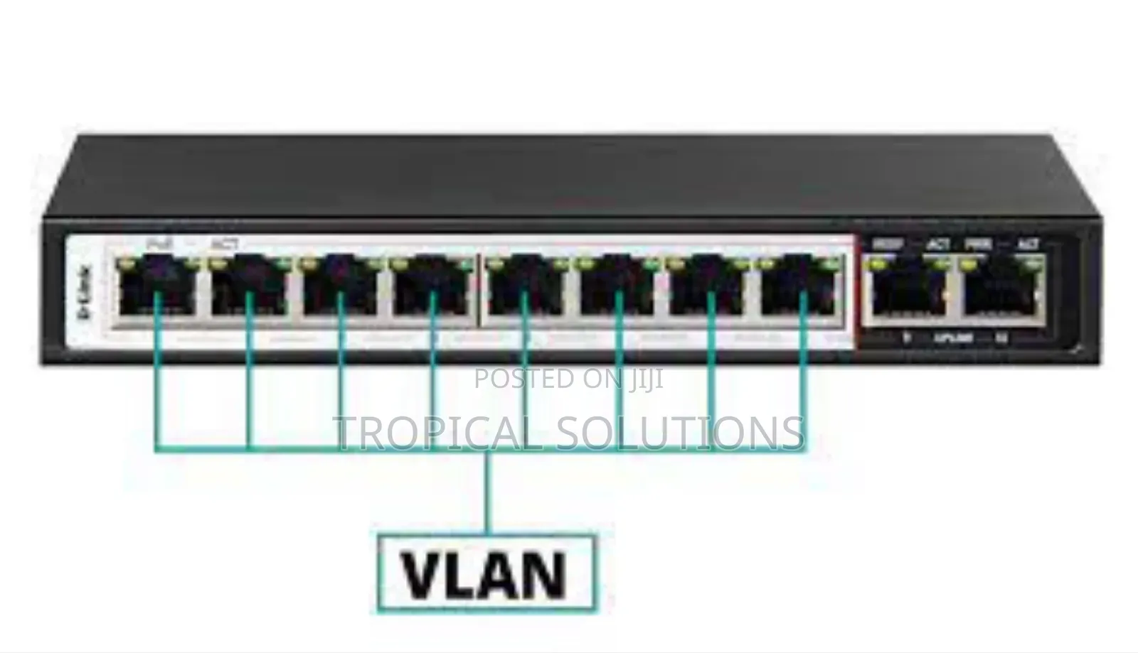 D-Link DGS-F1010p-E 10port 1000mbps Switch