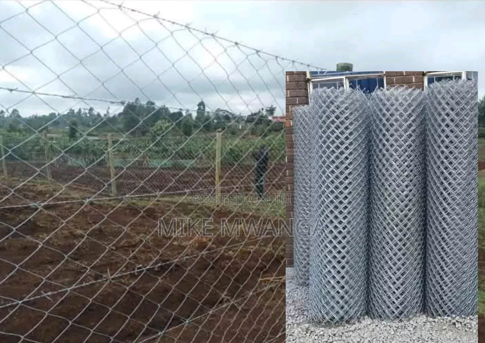 Galvanized 12.5g Chain Link, 80x80 4ft