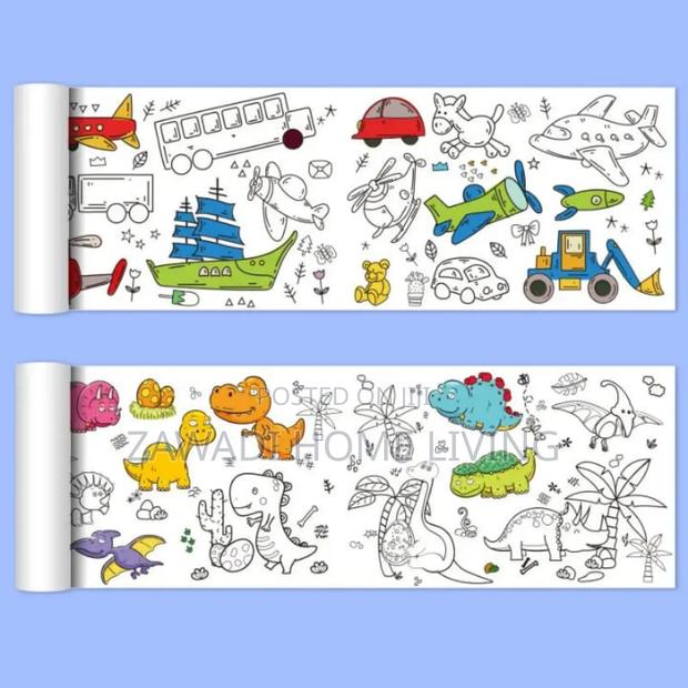 Kids Drawing Roll Colouring Paper - thumbnail 4
