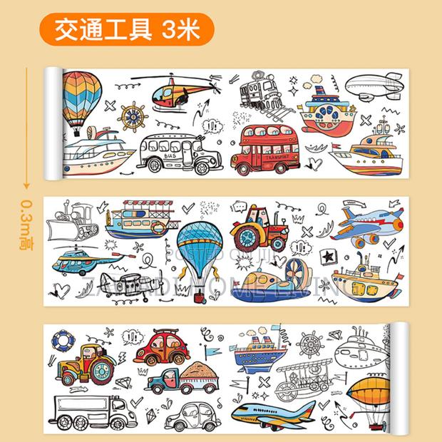 Kids Drawing Roll Colouring Paper - thumbnail 6