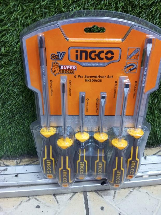 Well Performing 6pcs Ingco Screwdriver Set
