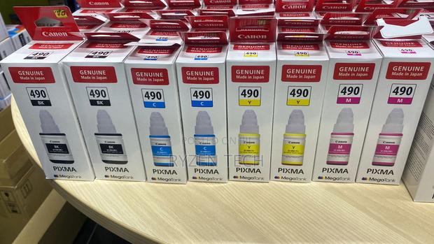 Canon Inks 490 Inks/Black, Cyan Magenta and Yellow 1499 Each