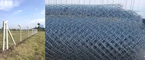 12.5 Gauge, 5ft Height, 80x80 Chain Link Mesh
