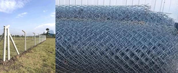12.5 Gauge, 5ft Height, 80x80 Chain Link Mesh