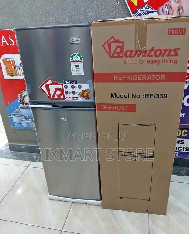 Ramtons 138l Double Door Refrigerator – Efficient Cooling - main view
