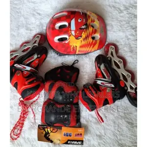 Red- Complete Set Skates Shoes
