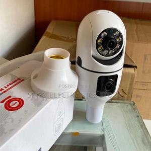 Bulb Wifi Dual 2 Lens Camera | Wifi Smart Camera V380 Pro - main view