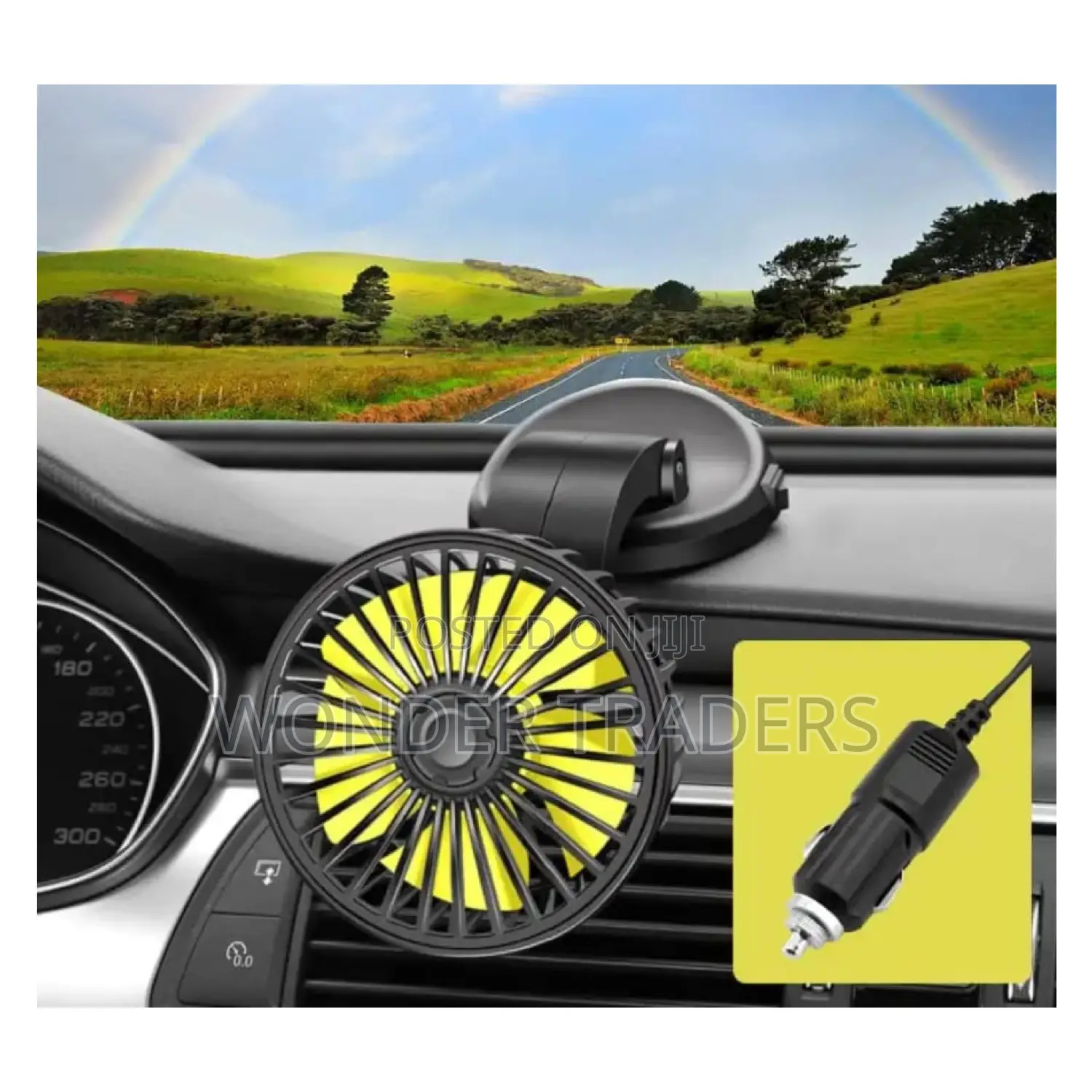 Universal Mini Auto Cooling Roratable Car Fans*