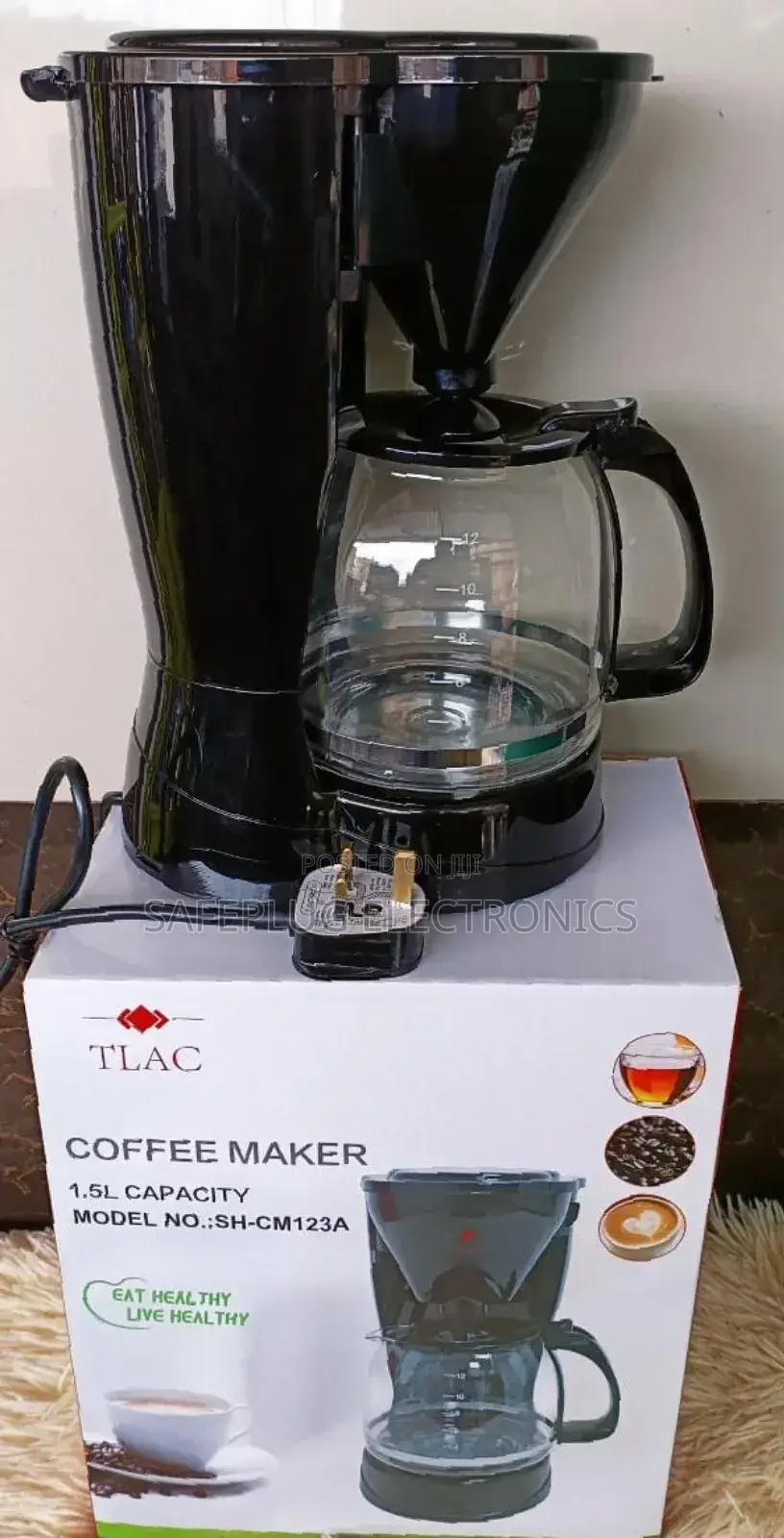 Tlac Coffee Maker, 1.5l Capacity (Sh-Cm123a)