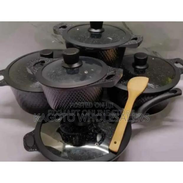 Black - Bosch 11pcs Cookwares