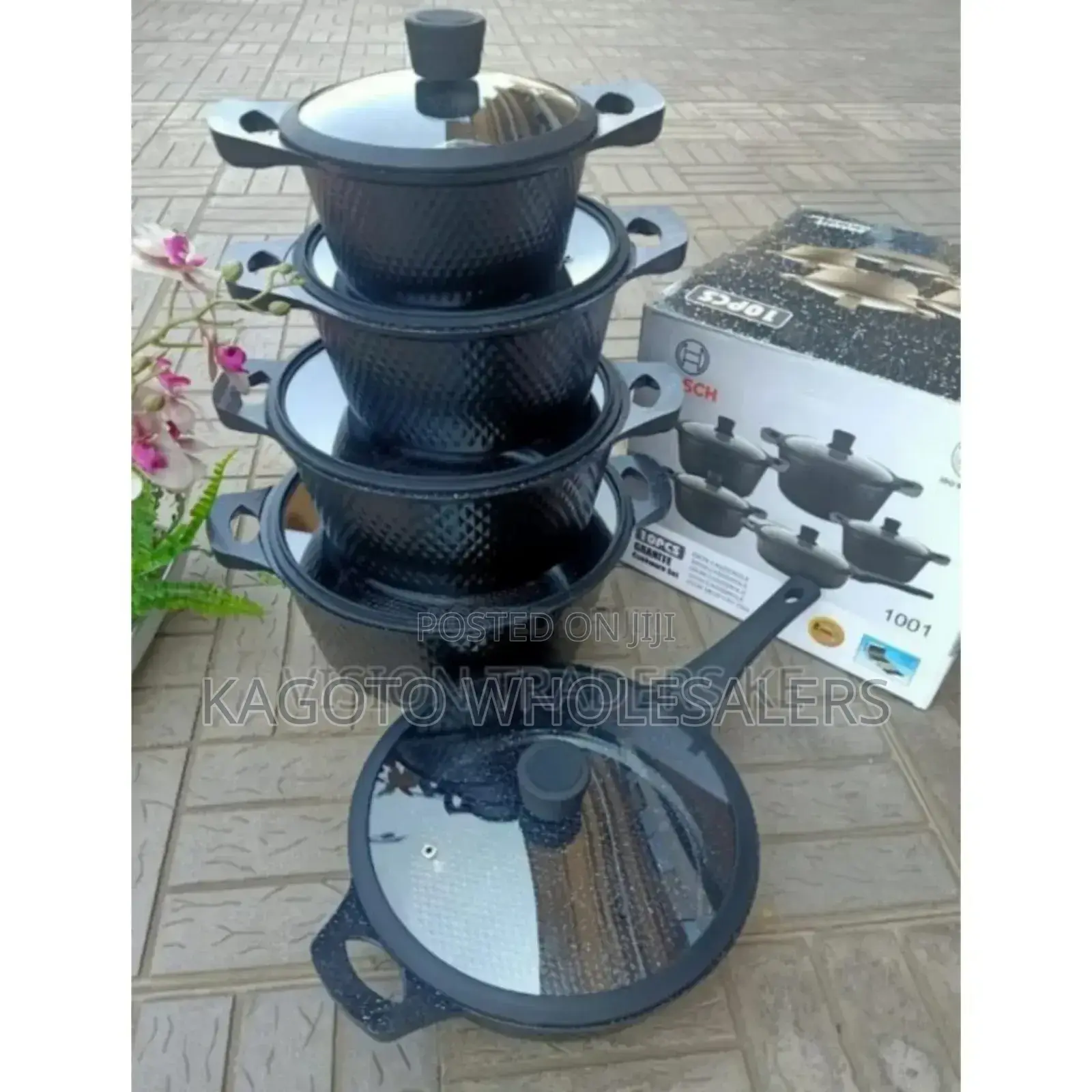 Granite Sufurias. Brand New Bosch 11pcs Cookwares
