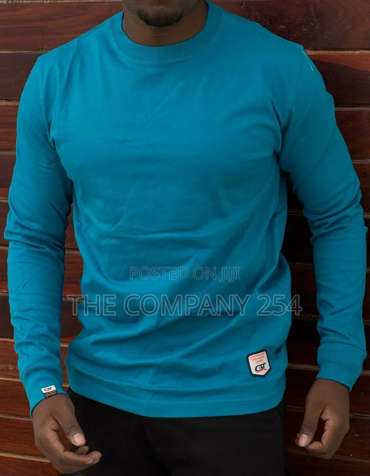Quality Cotton Long-Sleeved Round Neck Plain T-Shirt