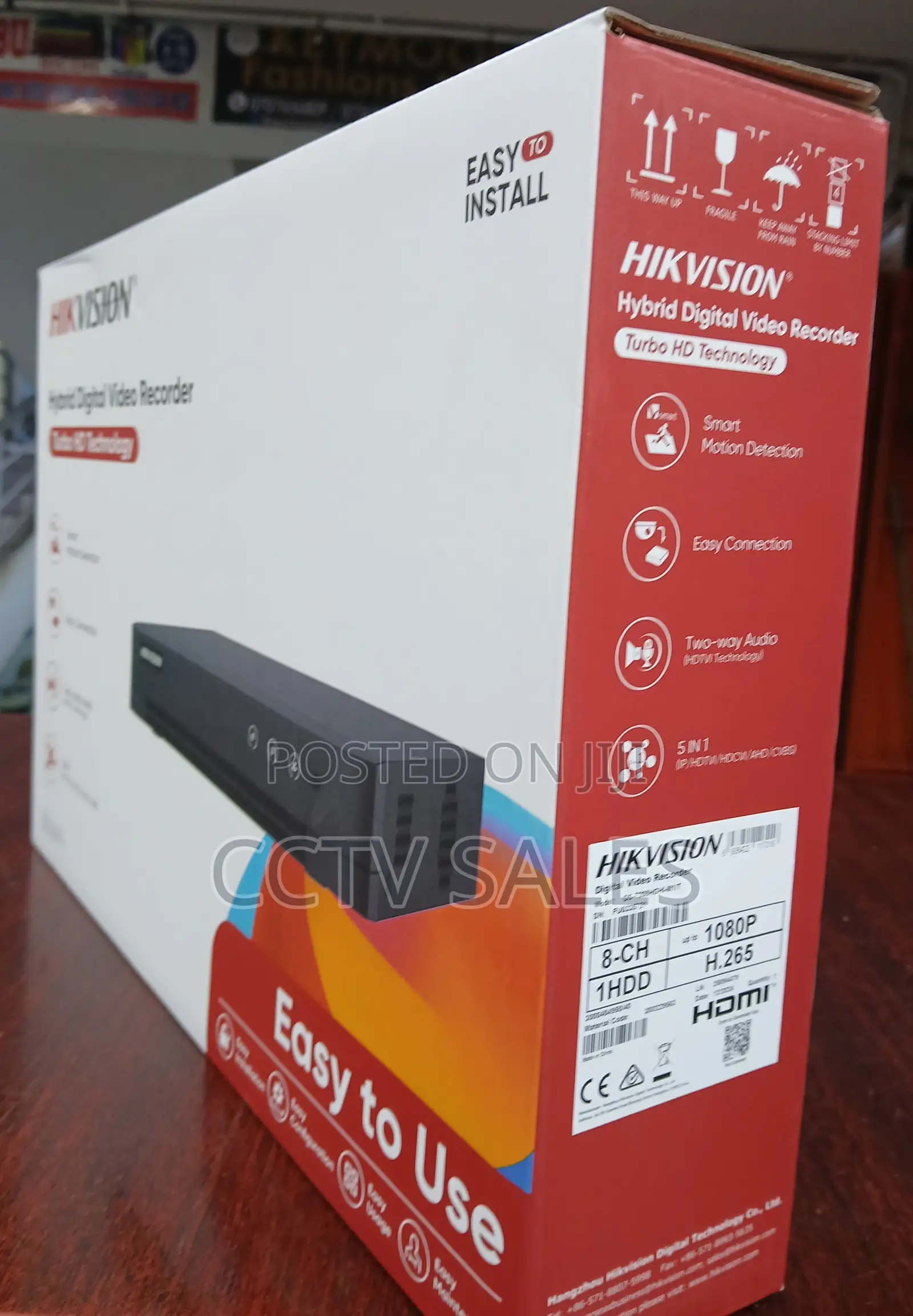 Ds-7208hghi-M1/T Two Way Audio 8 Cgannel DVR
