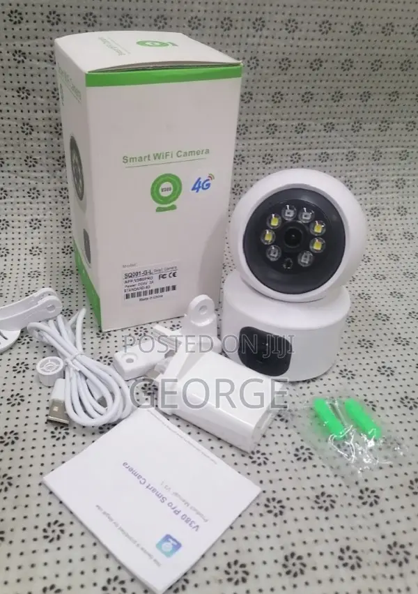 Baby Monitor Dual Lens Cam 4g Smart Camera With Audio