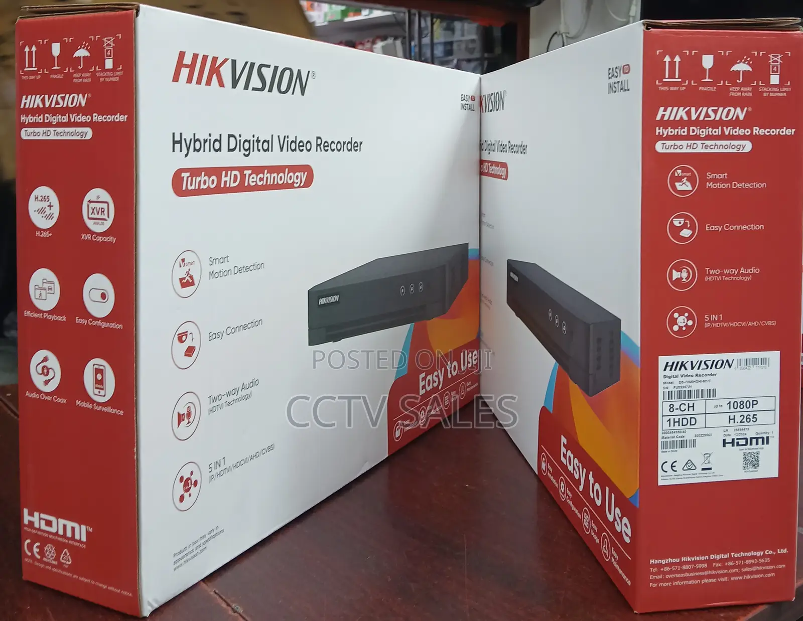 Ds-7208hghi-M1/T 1080p 1hdd 8 Channel Two-Way Audio DVR