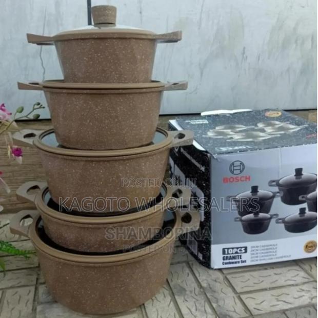 Colour Brown - Bosch 10pcs Cookwares