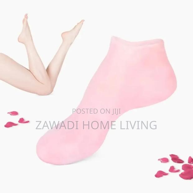 Silicon Moisturizing Spa Gel Heel Socks - thumbnail 3