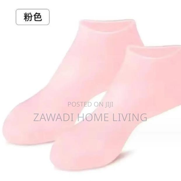 Silicon Moisturizing Spa Gel Heel Socks - thumbnail 4