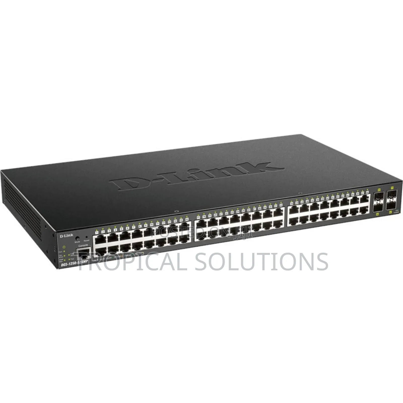 D-Link DGS-1250-52xmp 52port 1000base-T Poe Ports 4*10g SFP