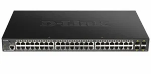 D-Link DGS-1250-52xmp 52port 1000base-T Poe Ports 4*10g SFP