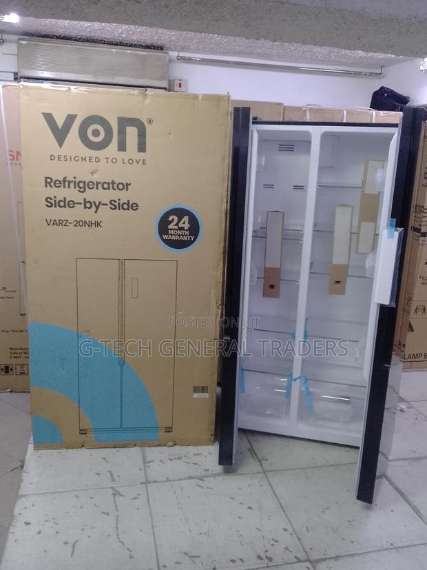 Von 442l 2 Door Side by Side Energy Saver Refrigerator - main view