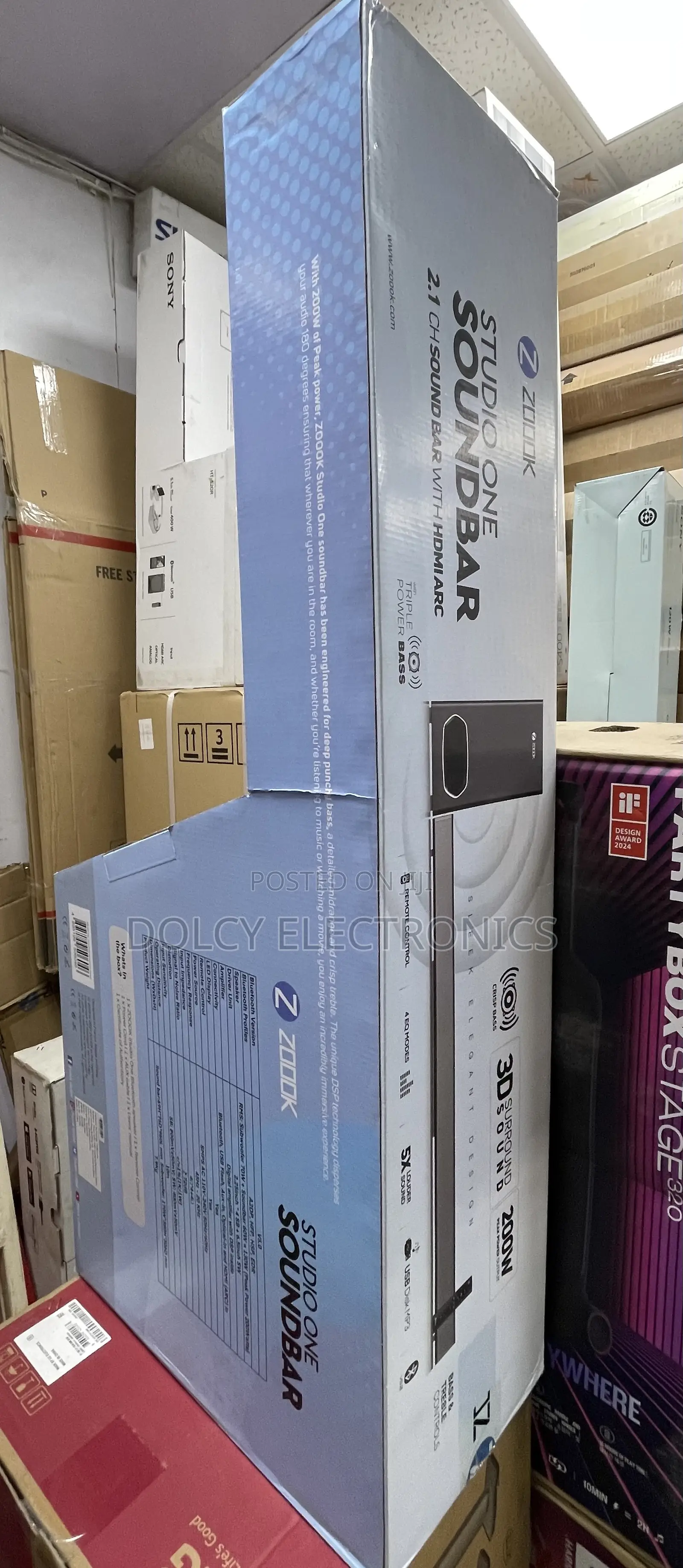 Zoook Studio One 2.1 Ch Soundbar 200w