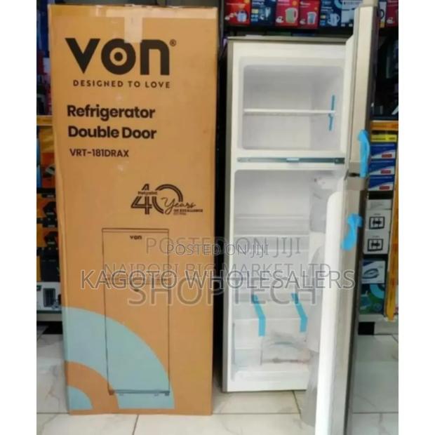 Double Door Big Von -- Von 334litres Fridge