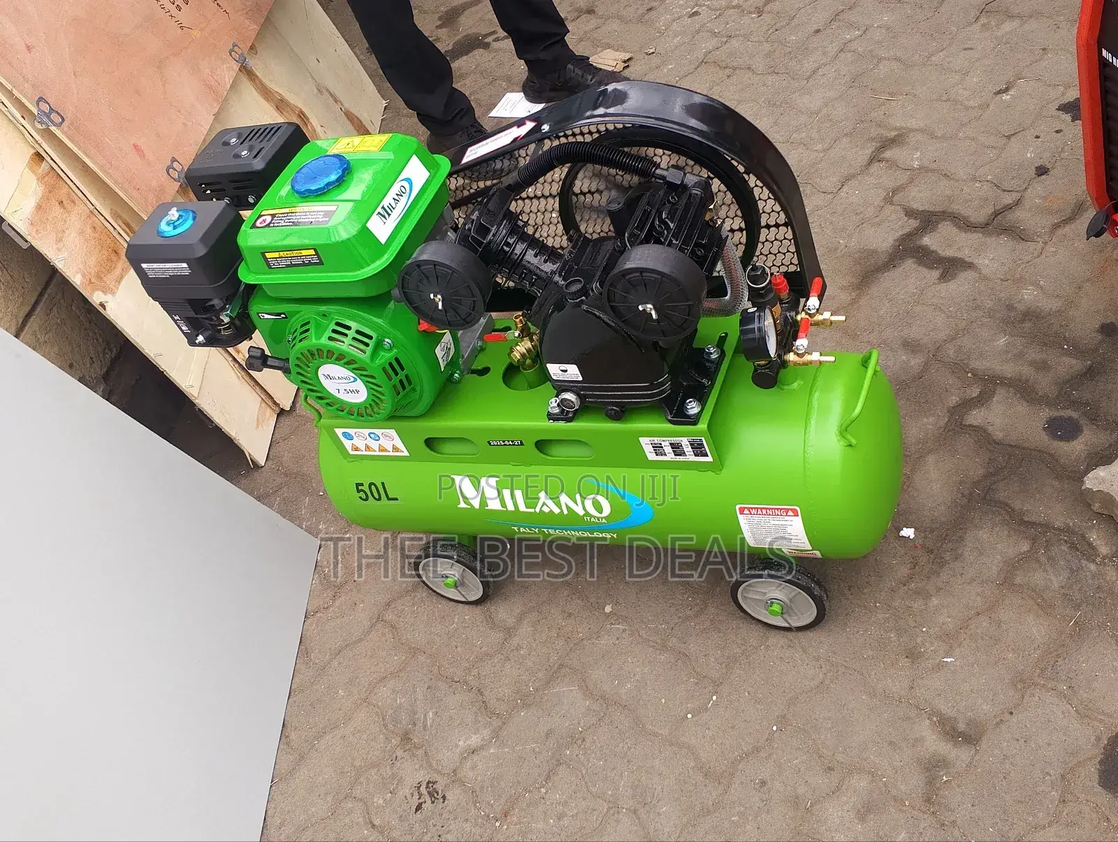 50 Litres Petrol Drivenn Air Compressor