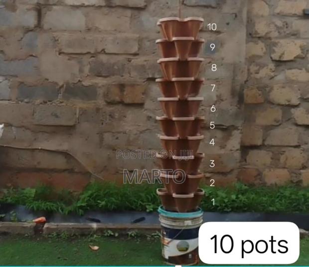 Vertical Stackable Planter Pots - thumbnail 3
