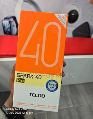 New Tecno Spark 40 Pro+ 128 GB Black - main view